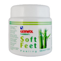 Gehwol Fusskraft soft feet scrub šveičiamasis kojų kremas su bambukų pudra 500ml