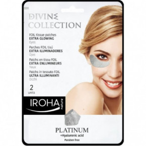 IROHA Divine Collection Foil Tissue Patches Extra Glowing Stangrinamoji paakių kaukė 2vnt