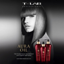T-LAB Professional Aura Oil Intensyvaus maitinimo rinkinys sausiems ir pažeistiems plaukams