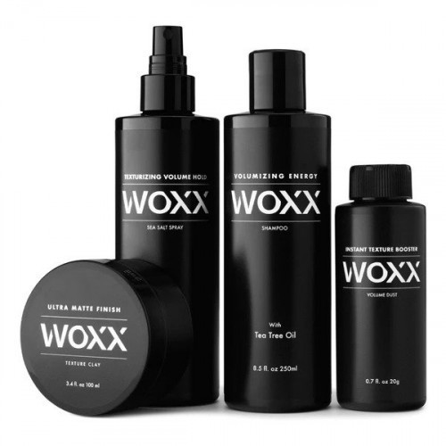WOXX Quadruple Mens Set Keturių dalių plaukų priežiūros rinkinys vyrams