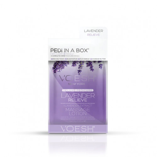 VOESH Pedi In A Box 4in1 Lavender Relieve Procedūra kojoms Rinkinys