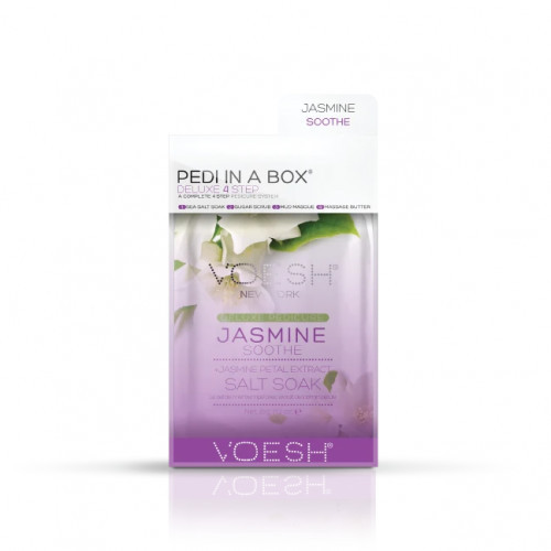 VOESH Deluxe Pedi In A Box 4 Step Jasmine Soothe Procedūra kojoms Rinkinys