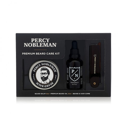 Percy Nobleman Premium Beard Care Kit Barzdos priežiūros rinkinys Rinkinys