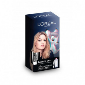 L'Oréal Paris Mascara Bambi Eye & Micellar Water Set Veido kosmetikos rinkinys