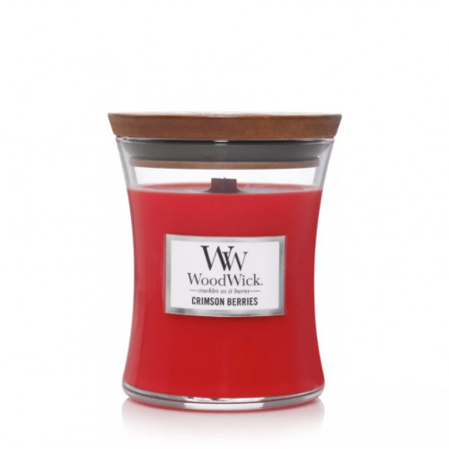 WoodWick Crimson Berries Candle Žvakė Heartwick