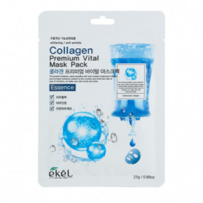 Ekel Collagen Premium Vital Mask Veido kaukė su kolagenu 1 vnt.