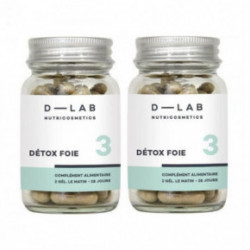 D-LAB Nutricosmetics Detox Foie Maisto papildas kepenų detoksikacijai 1 Mėnesiui