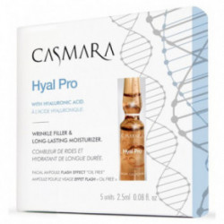 Casmara Hyal Pro Long-Lasting Moisturizer Veido odą stangrinančios ampulės 5vnt. x 2.5ml