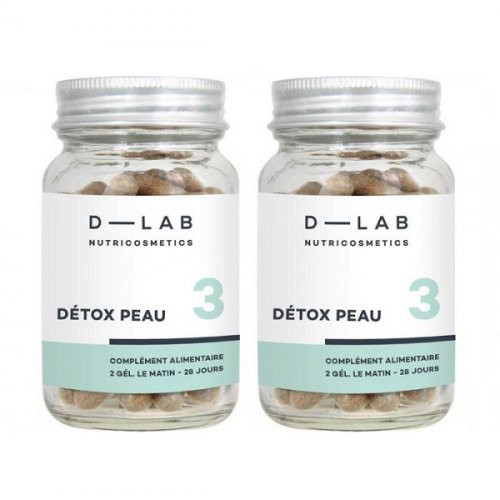 D-LAB Nutricosmetics Détox Peau Maisto papildai odos detoksikacijai 1 Mėnesiui