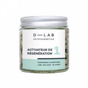 D-LAB Nutricosmetics Activus de regeneration Maisto papildas, odos regeneracija skatinantis kompleksas 1 Mėnesiui