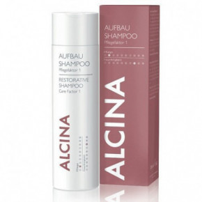 Alcina Aufbau-Shampoo Pflegefaktor 1 Atkuriamasis šampūnas pažeistiems plaukams 250ml