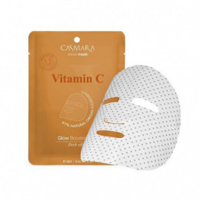 Casmara Glow Booster Sheet Mask Vitamin C Skaistinamoji veido kaukė 1 vnt.
