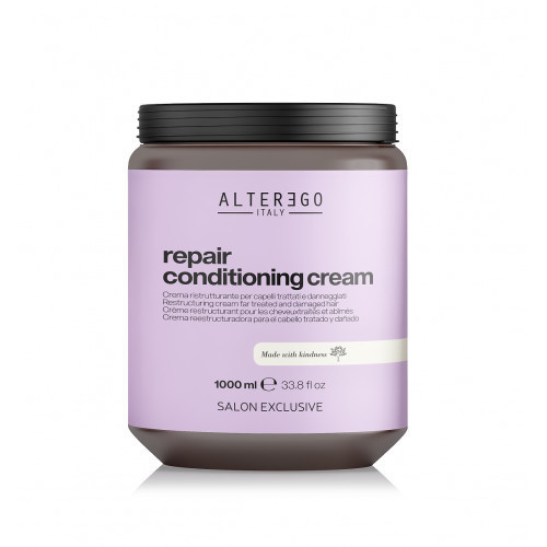 Alter Ego Italy REPAIR Conditioning Cream Atstatomasis kondicionuojantis kremas pažeistiems plaukams 300ml