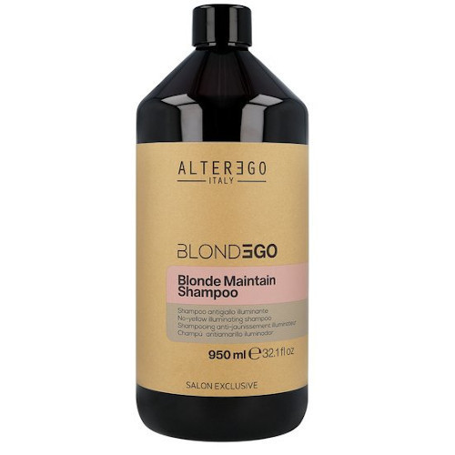 Alter Ego Italy BLONDE MAINTAIN Shampoo Specialus šampūnas geltonų atspalvių plaukuose neutralizavimui 300ml