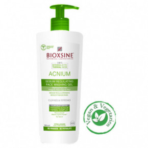 Bioxsine Acnium Sebum Regulating Face Washing Gel Veido prausiklis riebiai, į aknę linkusiai odai 500ml