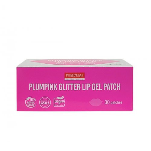 Purederm Plumping Glitter Lip Gel Patch Lūpų kaukės 30vnt