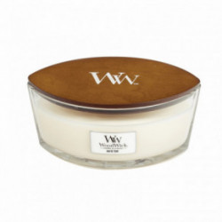 WoodWick White Teak Candle Žvakė Heartwick