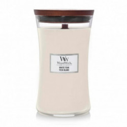 WoodWick White Teak Candle Žvakė Heartwick