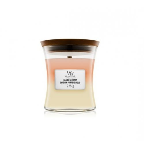 WoodWick Trilogy Island Getaway Candle Žvakė Heartwick