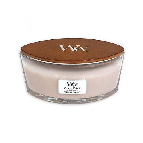 WoodWick Vanilla & Sea Salt Candle Žvakė Large Hourglass