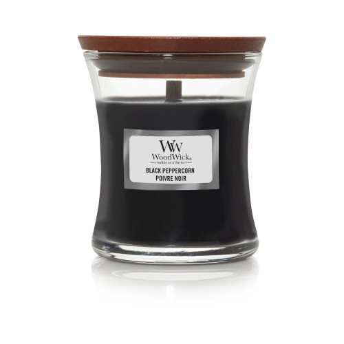 WoodWick Black Peppercorn Candle Žvakė Heartwick