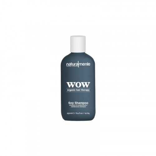 Naturalmente WOW Organic Keratin Soy Shampoo Sojų šampūnas 250ml