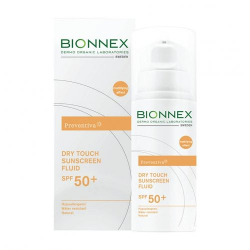 Bionnex Dry Touch SPF50+ Sunscreen Fluid Apsauginis fluidas nuo saulės 50ml