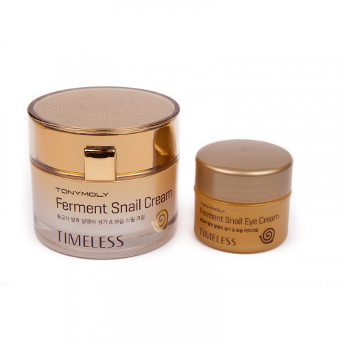 TONYMOLY Timeless Ferment Snail Cream Set Veido ir paakių kremų rinkinys 50ml+20ml