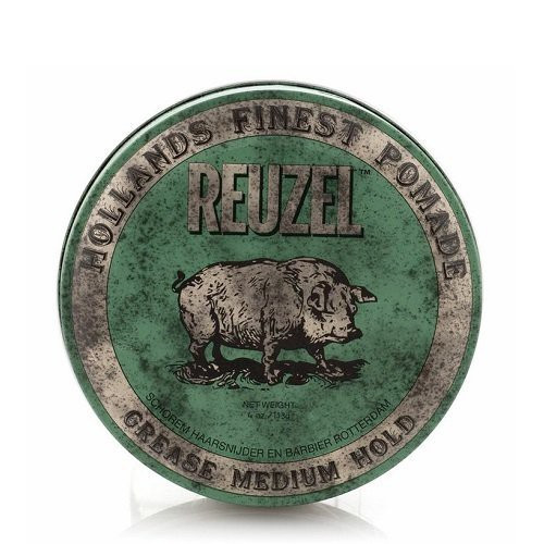Reuzel Green Medium Hold Grease Vidutinės fiksacijos plaukų pomada 35g