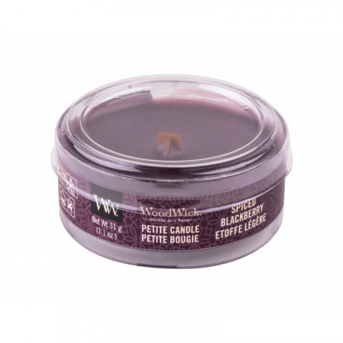 WoodWick Spiced Blackberry Candle Žvakė Heartwick