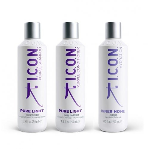 I.C.O.N. Pure Light Šviesių plaukų priežiūros priemonių rinkinys