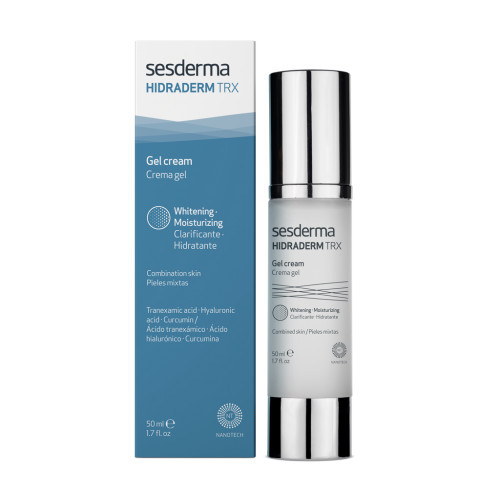 Sesderma Hidraderm Trx Gel Cream Drėkinamasis šviesinantis gelinis veido kremas 50ml