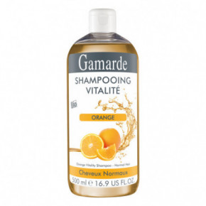 Gamarde Vitality Shampoo with Oranges Natūralus gyvybingumo plaukams suteikiantis šampūnas 500ml