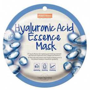 Purederm Hyaluronic Acid Essence Mask Veido kaukė su hialurono rūgšties ekstraktu 18g