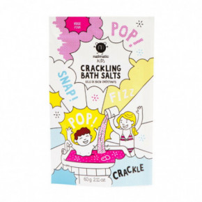 Nailmatic Kids Pink Crackling Bath Salts Spragsinti vonios druska 60g