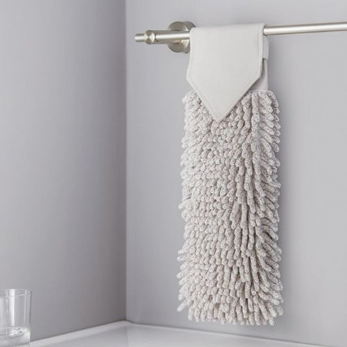 Norwex Chenille Hand Towel Šenilinis rankšluostis (BacLock) Jūros rūko