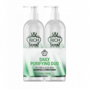 Rich Daily Purifying DUO Plaukus maitinantis ir valantis rinkinys 750ml+750ml