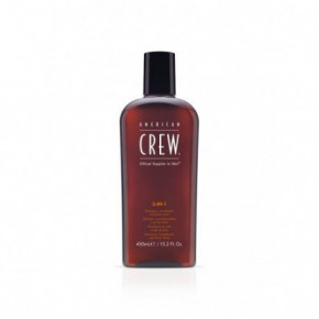 American crew 3in1 Šampūnas, kondicionierius ir dušo želė 450ml