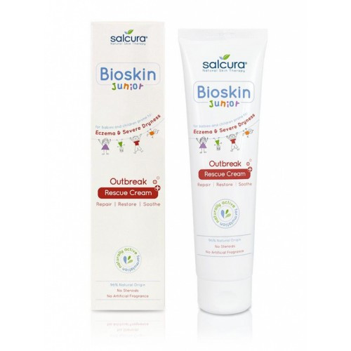 Salcura Bioskin Junior Outbreak Rescue Cream Atstatomasis kremas probleminei vaikų veido ir viso kūno odai 150ml