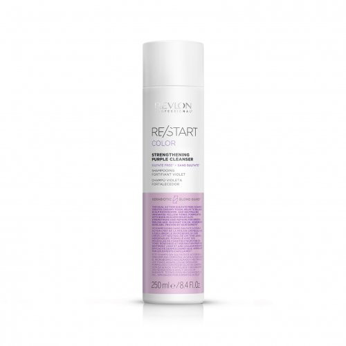 Revlon Professional RE/START Strengthening Purple Cleanser Shampoo Stiprinantis šampūnas blondinėms, balintiems ir šviesintiems plaukams 250ml