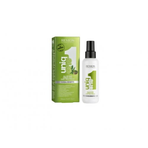 Revlon Professional Uniq One Hair Treatment Green Tea Fragrance Multifunkcinė nenuplaunama kaukė plaukams 150ml