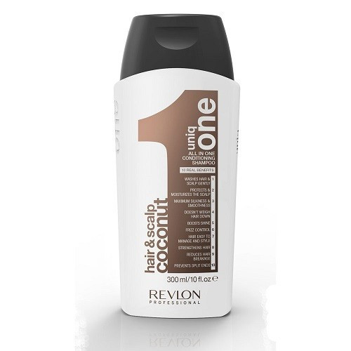 Revlon Professional Uniq One Coconut Hair and Scalp Conditioning Shampoo 10 viename šampūnas-balzamas 300ml
