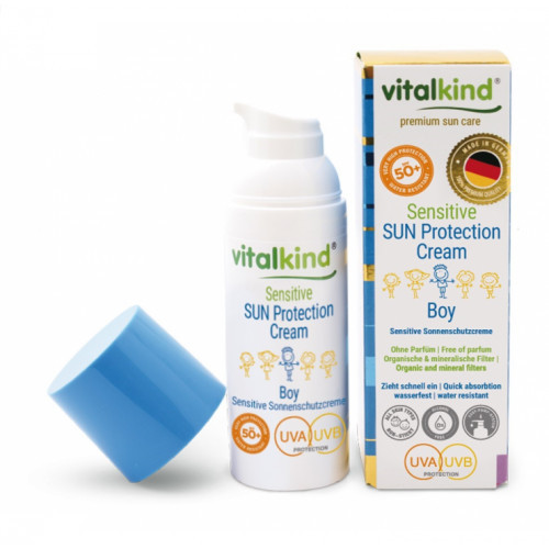 Vitalkind Sensitive SUN Protection Cream Apsauginis kremas SPF50 vaikams 50ml