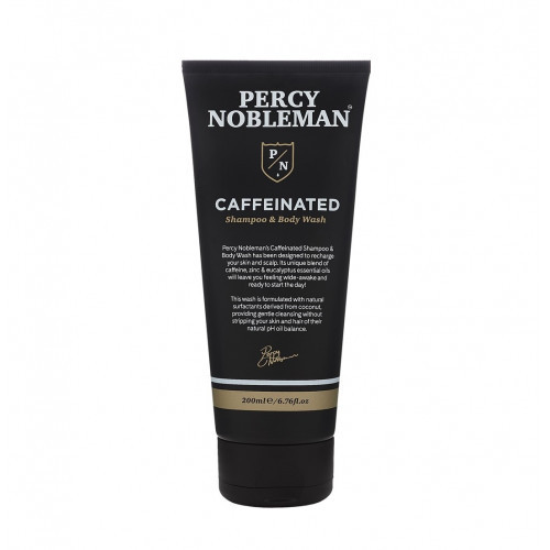 Percy Nobleman Coffeinated Shampoo and Body Wash Šampūnas ir kūno prausiklis su kofeinu 200ml