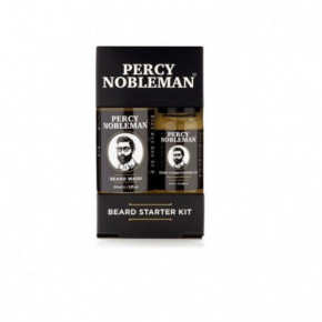 Percy Nobleman Beard Starter Kit barzdos priežiūros rinkinys Rinkinys