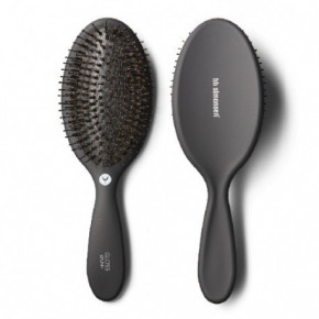 HH Simonsen Gloss Brush Plaukų šepetys su šerno šereliais Black