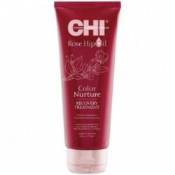 CHI Rose Hip Oil Hair Recovery Treatment Atkuriamoji kaukė dažytiems plaukams su erškėtuogių aliejumi 237ml