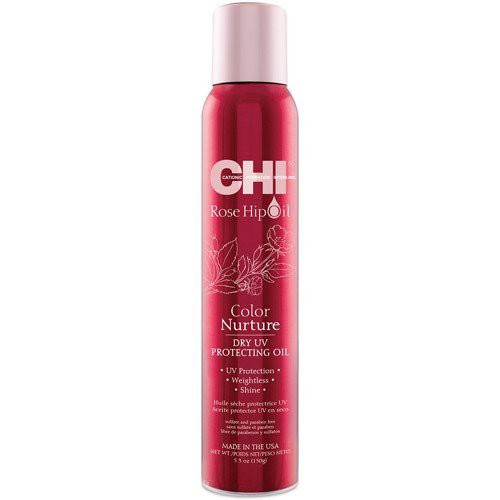 CHI Rose Hip Oil Sausas purškiamas erškėtuogių aliejus plaukų apsaugai ir blizgesiui 150g