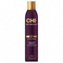 CHI Deep Brilliance Flexible Hold Hair Spray Lanksčios fiksacijos plaukų lakas su alyvuogių ir Monoi aliejais 284g