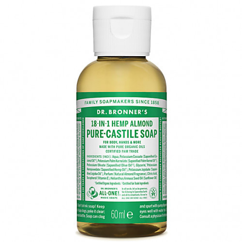 Dr. Bronner's Almond Pure-Castile Liquid Soap Ekologiškas skystas muilas 240ml